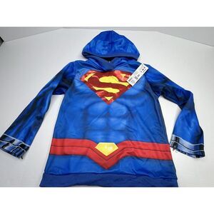 Superman DC Anyday Heroes Boy's  Medium 7-8 Hoodie & Pants Costume Set with Flaw